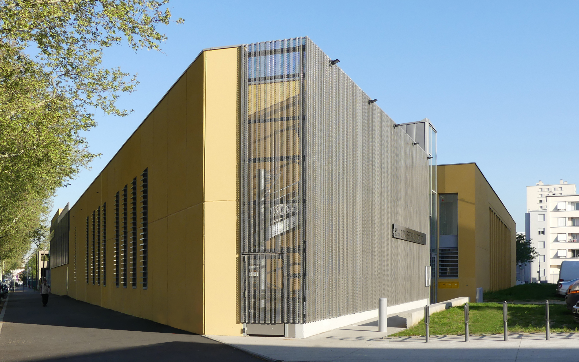 CBXS architectes à Lyon - Grand Angle architecture, gymnase Viviani, S. Vorontzov, Lyon