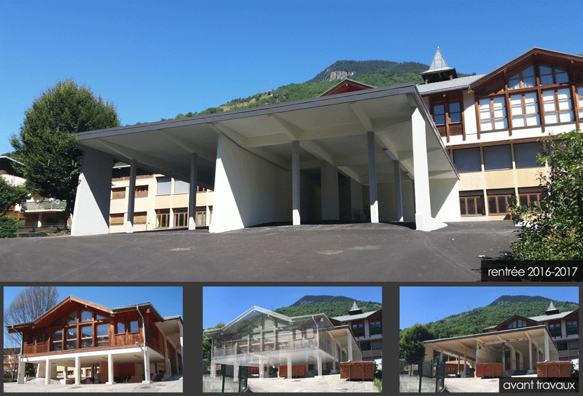 Le Collège Le Bonrieu à Bozel : l'extension opérationnelle pour la rentrée.