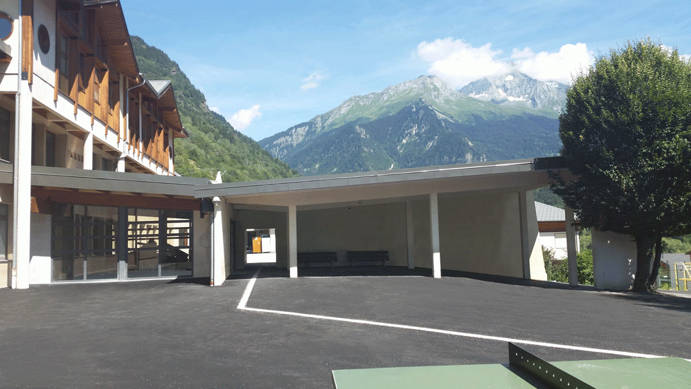 Le Collège Le Bonrieu à Bozel : l'extension opérationnelle pour la rentrée.